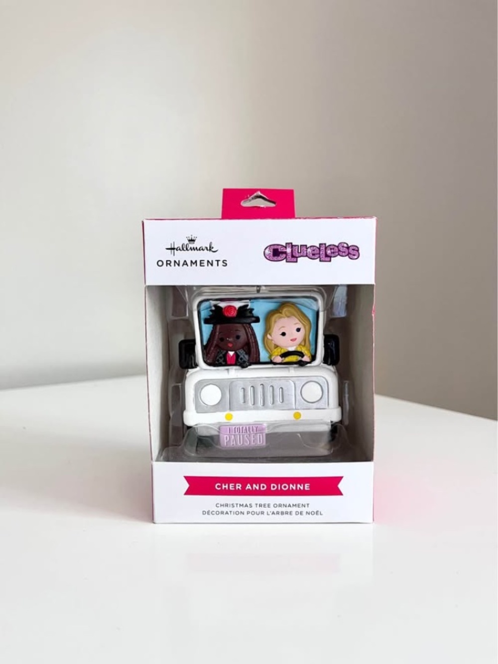 Hallmark Clueless Christmas Ornament Cher and Dionne Driving Car 90s Nostalgia